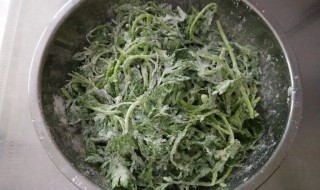 筒蒿蒸菜的做法 茼蒿蒸菜怎么做好吃窍门