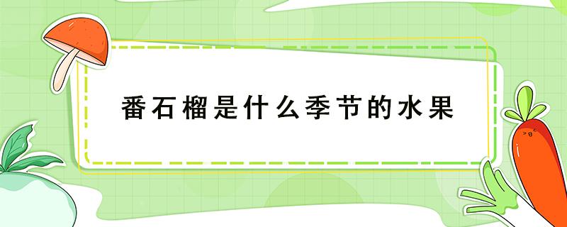 番石榴是什么季节的水果 番石榴是什么季节的水果?