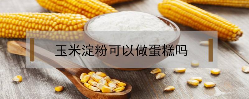 玉米淀粉可以做蛋糕吗