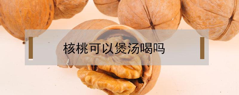 核桃可以煲汤喝吗（核桃能喝汤）