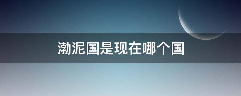 渤泥国是现在哪个国 明朝的渤泥国是现在的哪里