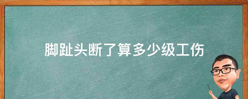 脚趾头断了算多少级工伤（工伤断了两根脚趾算几级工伤）