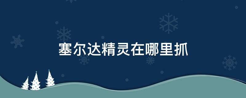 塞尔达精灵在哪里抓（塞尔达精灵怎么捕捉）