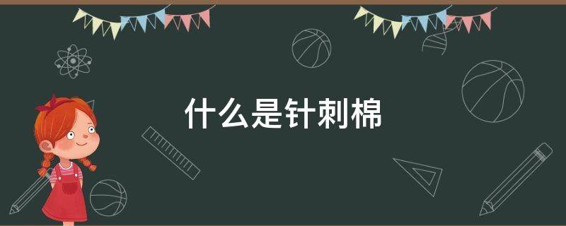 什么是针刺棉 针刺棉的用途