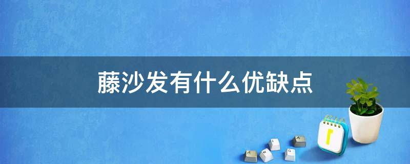 藤沙发有什么优缺点 藤木沙发的优点缺点