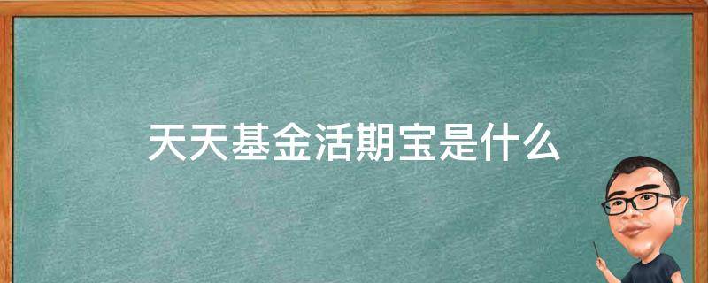 天天基金活期宝是什么（天天基金活期宝直接买基金）