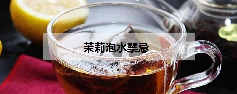 茉莉泡水禁忌 茉莉泡水喝