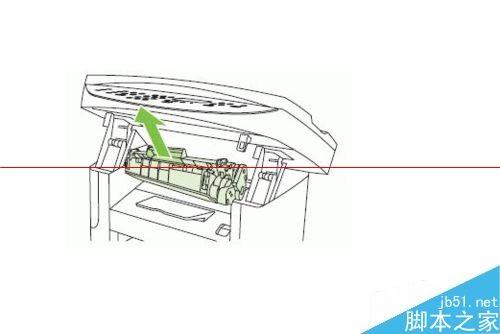 HP M1522 MFP打印机卡纸怎么清除?