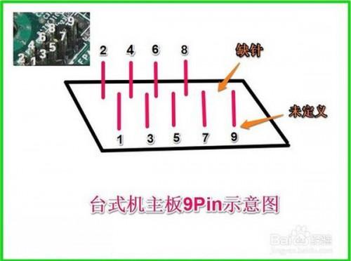 电脑开机键与主板线路怎么连接